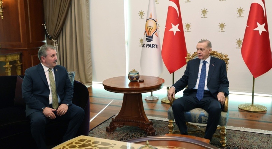 Cumhurbaşkanı Erdoğan, Destici ile görüştü