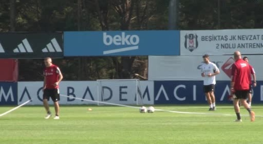 Beşiktaş, Galatasaray maçının hazırlıklarını sürdürdü