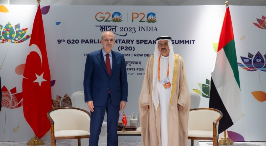 Numan Kurtulmuş, BAE Federal Konsey Başkanı ile görüştü