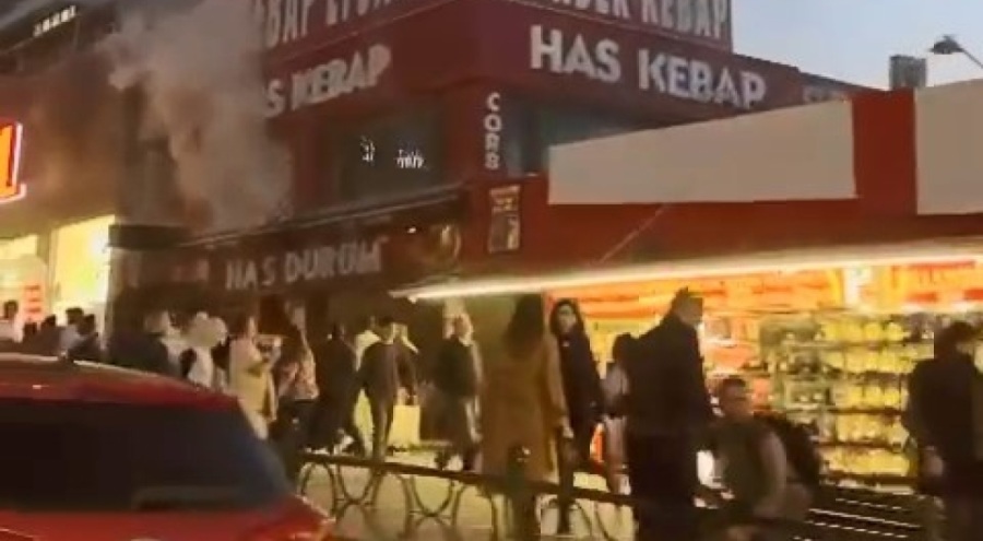 Bursa Fomara'daki kebapçıda yangın!