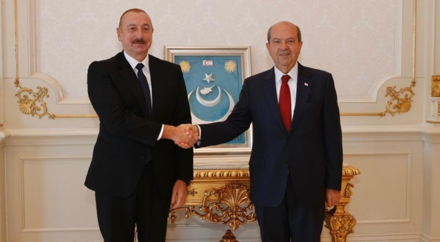 KKTC Cumhurbaşkanı Tatar, Aliyev ile görüştü