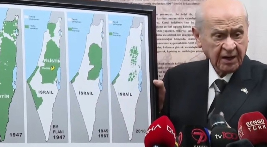 Bahçeli: İsrail'in aklını başına alması, Amerikalı dayılarına da güvenmemesi lazım