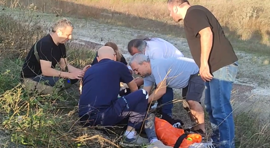 Bursa'da motosiklet bariyerlere çarptı! 2 yaralı