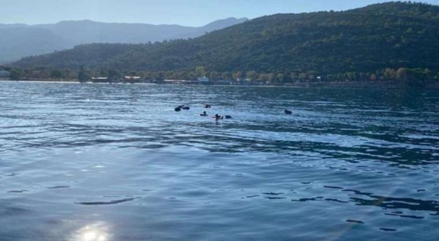 Yunanistan'a geçmeye çalışan 5 kaçak göçmen yakalandı