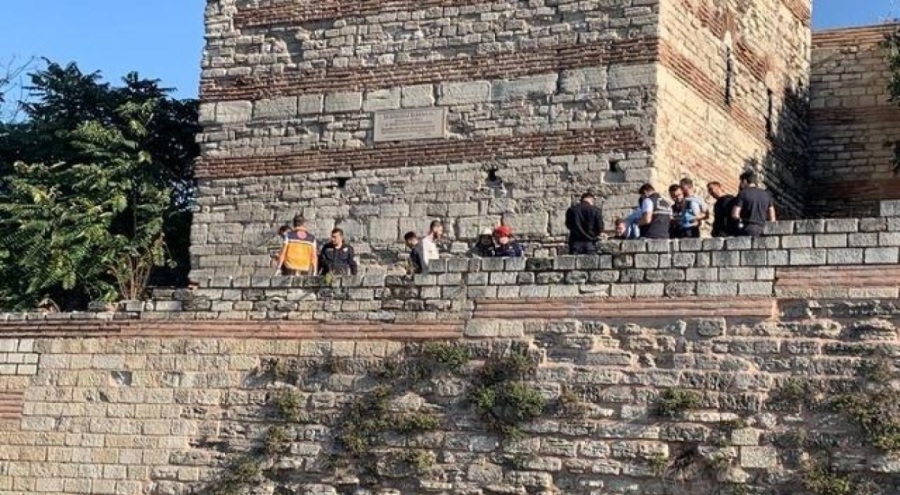 Topkapı surlarında ceset bulundu