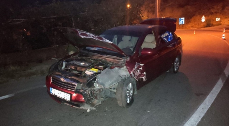 Çorum'da trafik kazası: 3 yaralı