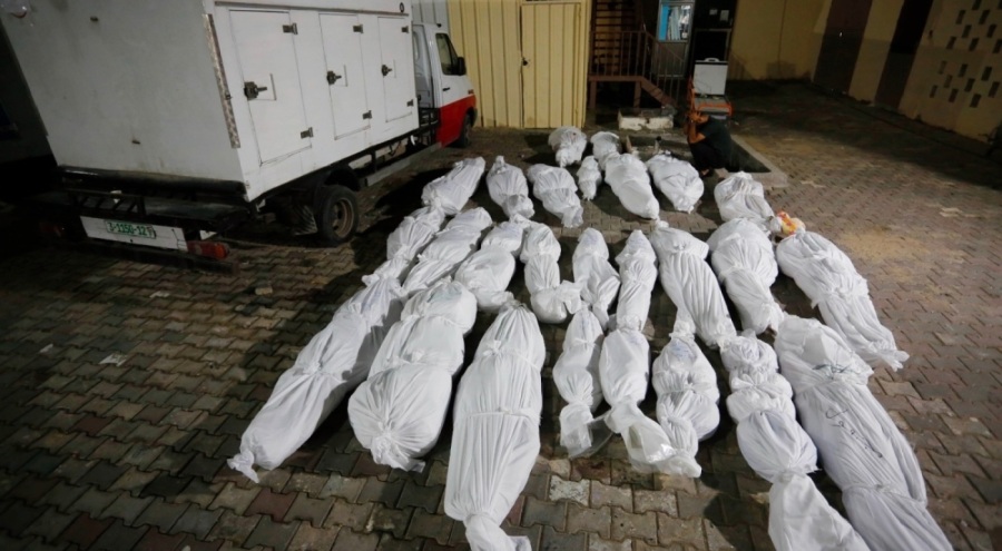 Gazze'de dondurma kamyonları morg olarak kullanılıyor!