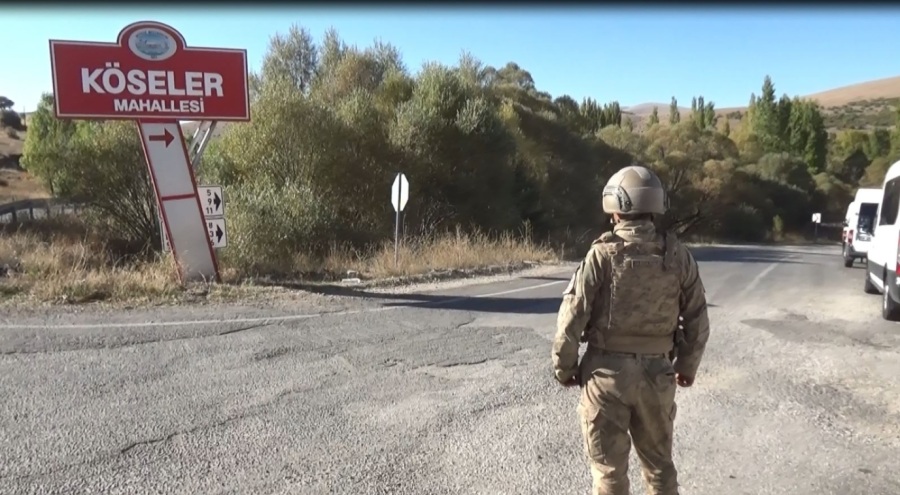 Kayseri'de veterinerin şehit olduğu bölgede tarama çalışmaları sürüyor