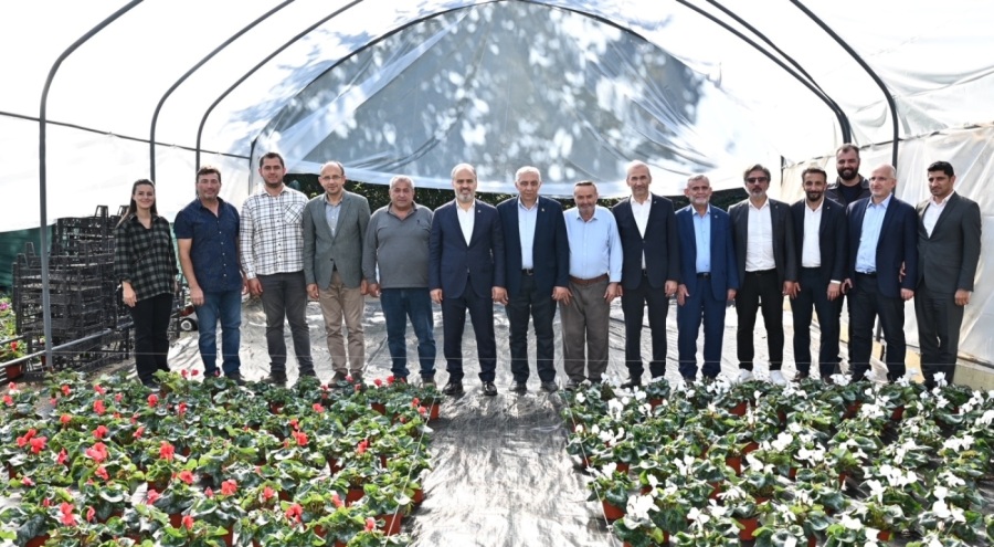 Bursa Keles'te süs bitkileri yetiştiriliyor