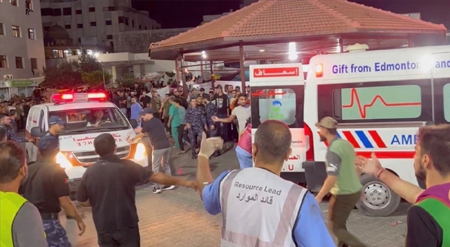 Filistin: İsrail'in Gazze'deki El-Ehli Baptist Hastanesini vurması savaş suçu