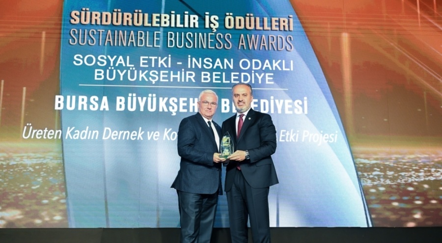 Sürdürülebilirlik Akademisi'nden Bursa'ya ödül