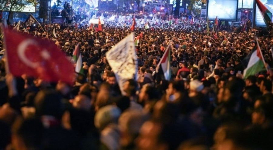 İstanbul'da İsrail protestosu: 1 can kaybı, 5 gözaltı