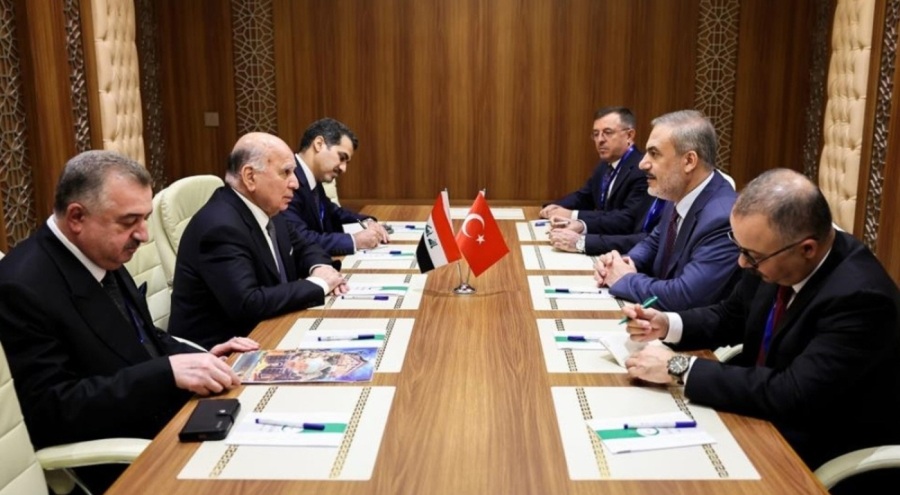 Hakan Fidan, Iraklı mevkidaşı Hüseyin ile görüştü