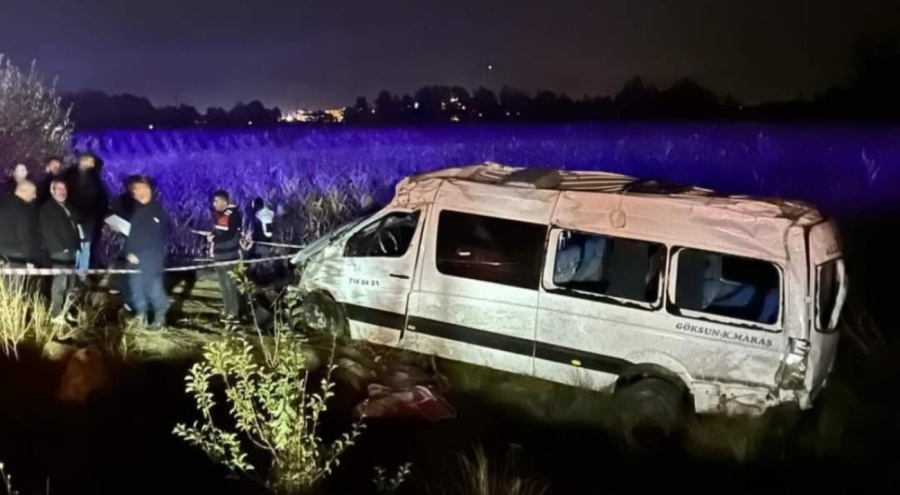 Kahramanmaraş'ta yolcu minibüsü şarampole uçtu: Ölü ve yaralılar var!