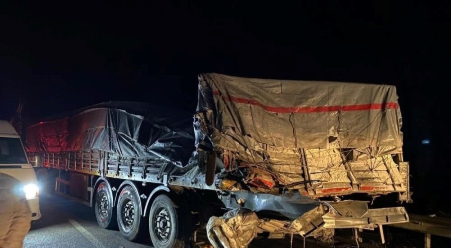 Lastik tamir eden şoför feci şekilde can verdi