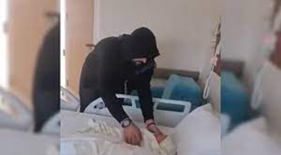 Bebek kaçırma tatbikatı gerçeği aratmadı! Güvenlik görevlisini sürükledi