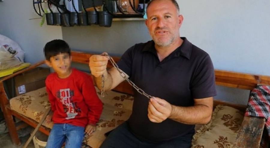 7 yaşındaki çocuğa akranlarından zincirli şiddet