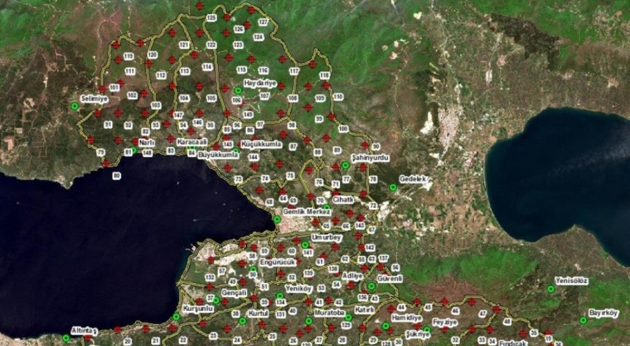 Bursa'da Gemlik'in toprak haritası çıkarıldı