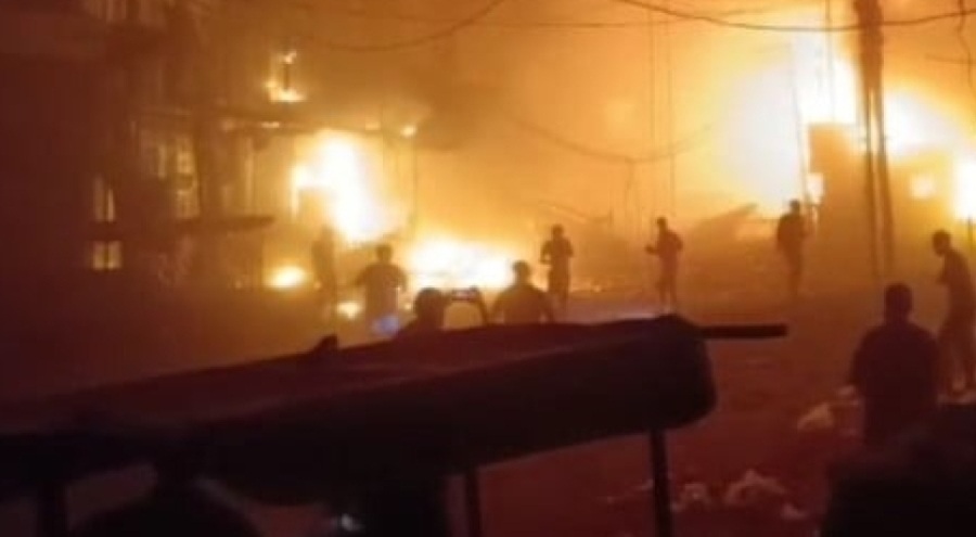 İsrail, Gazze'deki Nuseyrat Mülteci Kampı'nı bombaladı!