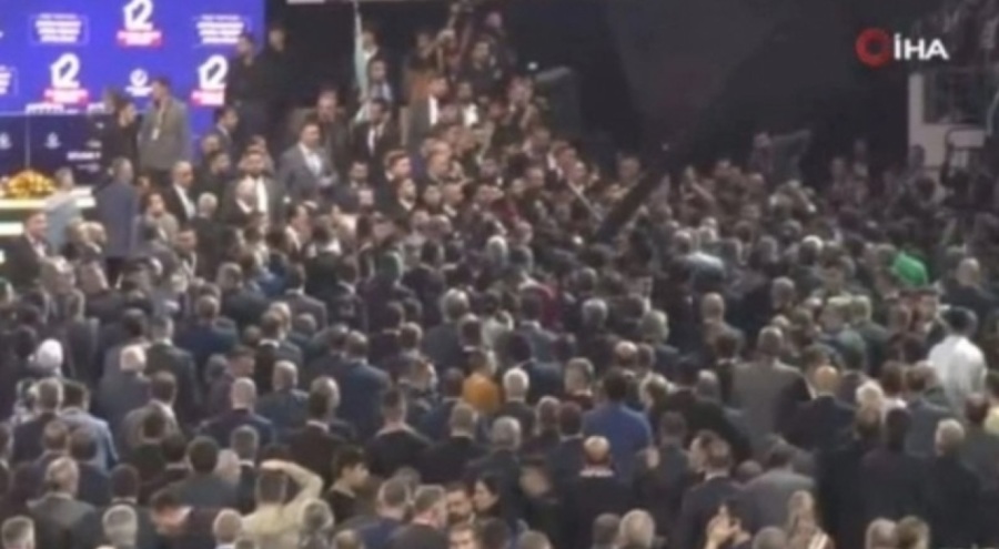 BBP'nin kurultayında kavga çıktı