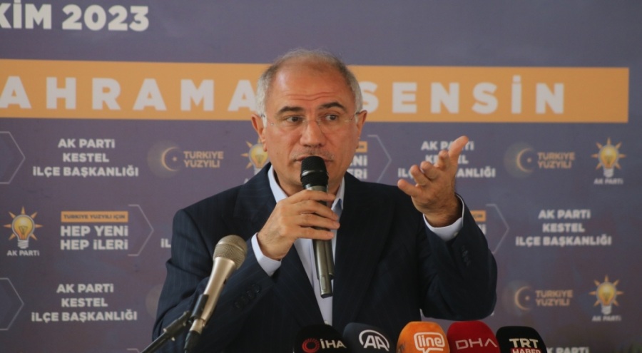 Efkan Ala Bursa'da konuştu: "O topraklar Filistinlilere aittir"