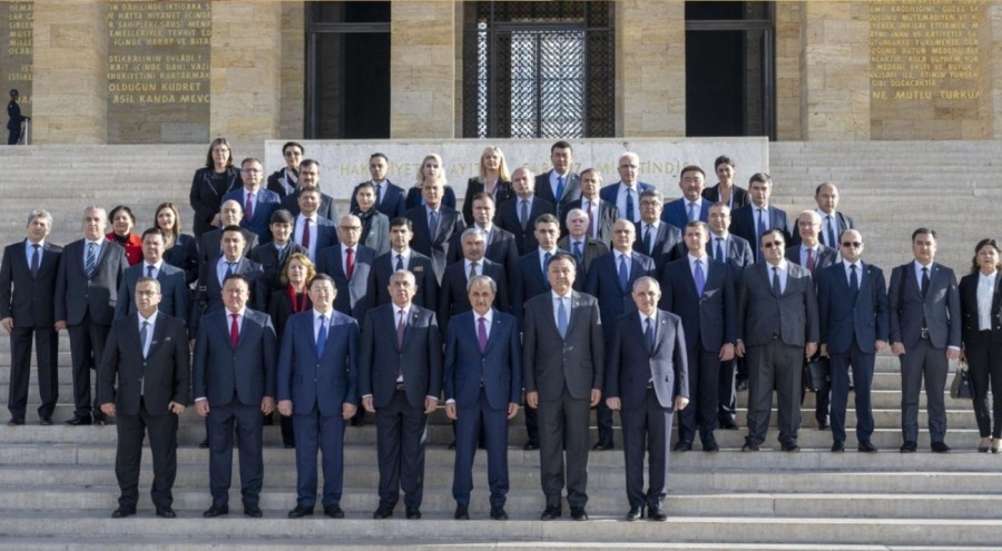 Türk devletlerinin başsavcıları Anıtkabir'i ziyaret etti