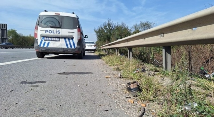 TEM Otoyolu'nda kaza: Sürücünün kolu koptu