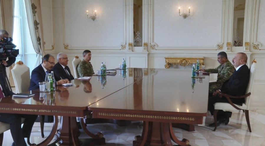 Bakan Güler, Azerbaycan Cumhurbaşkanı ile görüştü