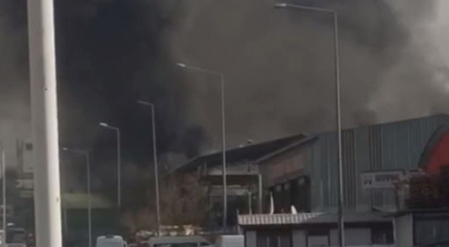 Ankara'da kimyasal atık ayrıştırma tesisinde yangın çıktı