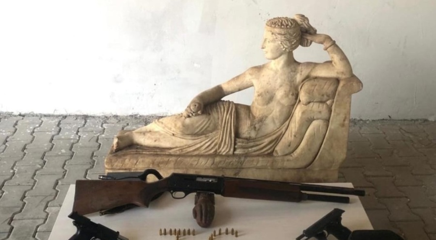 Bursa'da değeri 200 bin dolarlık heykel operasyonu!
