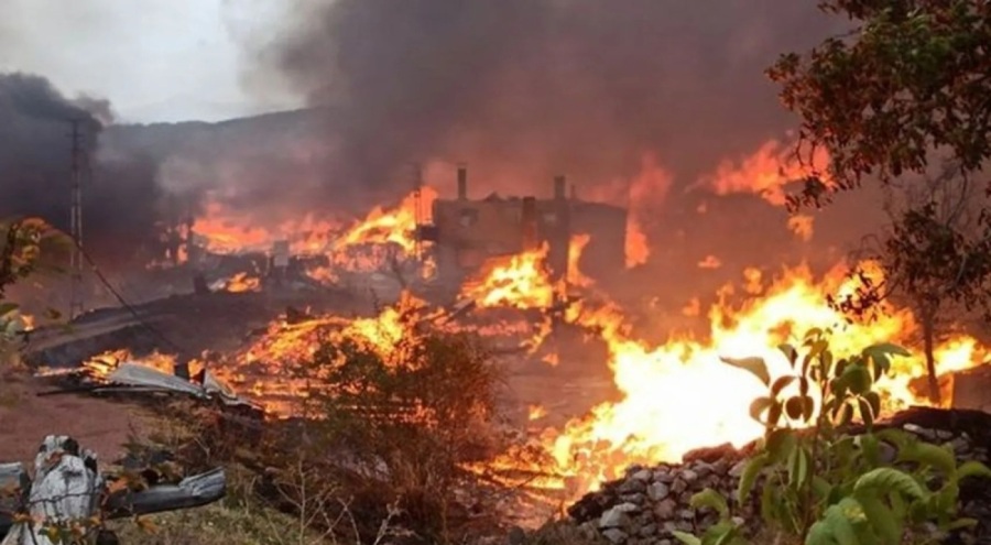Kastamonu'daki yangında köy cehenneme döndü!