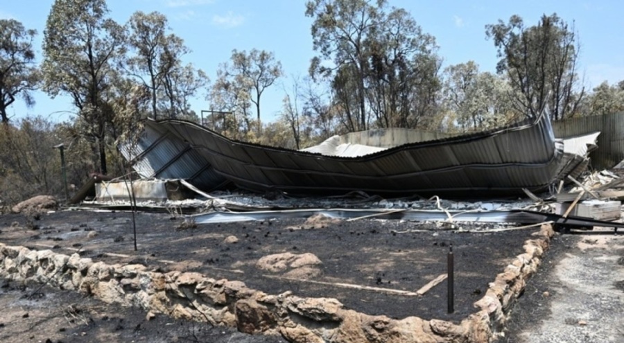 Avustralya'da 11 hektarlık alan küle döndü