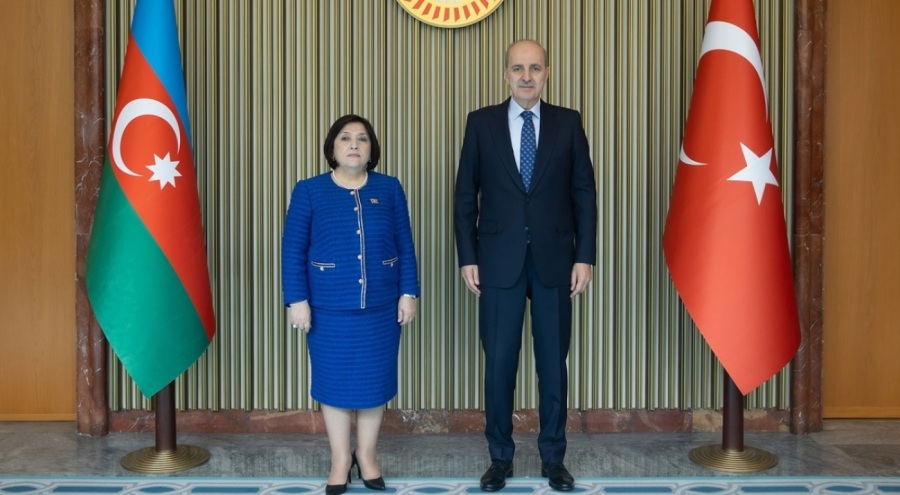 TBMM Başkanı, Azerbaycan Milli Meclis Başkanı ile görüştü