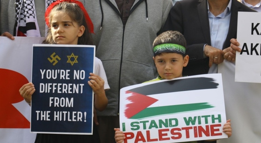 ABD'nin tutumları, Ankara Büyükelçiliği önünde protesto edildi