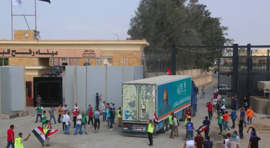 Gazze için yardım tırlarının sayısı 84'e yükseldi