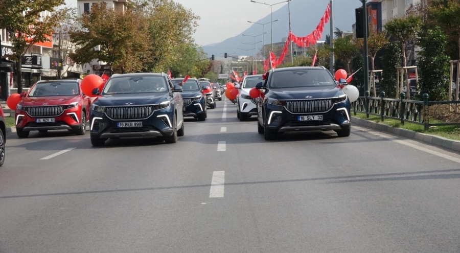 Bursa'da Togg'lu kutlama