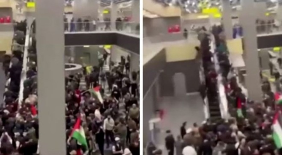 Dağıstan'da İsrail'den gelen uçak nedeniyle arbede yaşandı