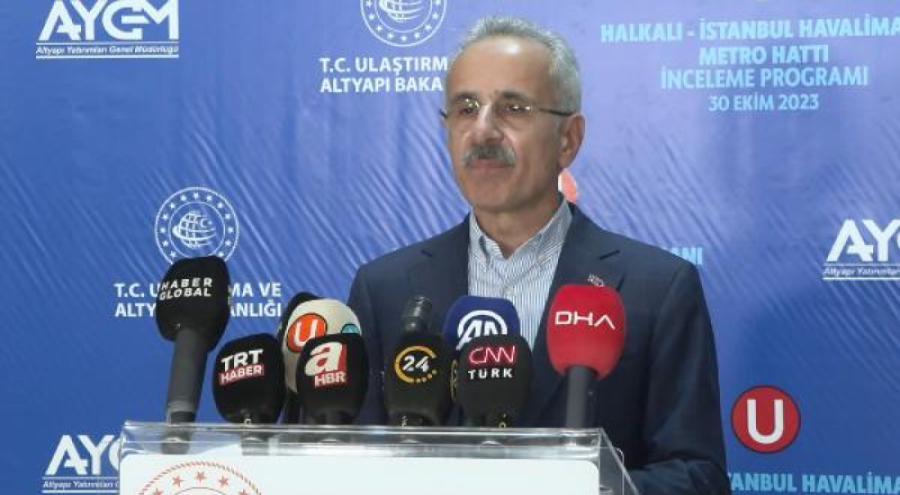 Bakan Uraloğlu, Halkalı-İstanbul Havalimanı metrosunun açılış tarihini açıkladı