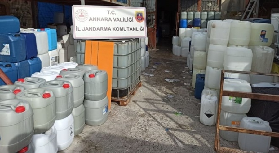 Ankara'da tonlarca sahte deterjan ele geçirildi