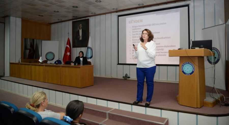 BUÜ Bologna Koordinatörlüğü'nün yeniden yapılanma süreci anlatıldı