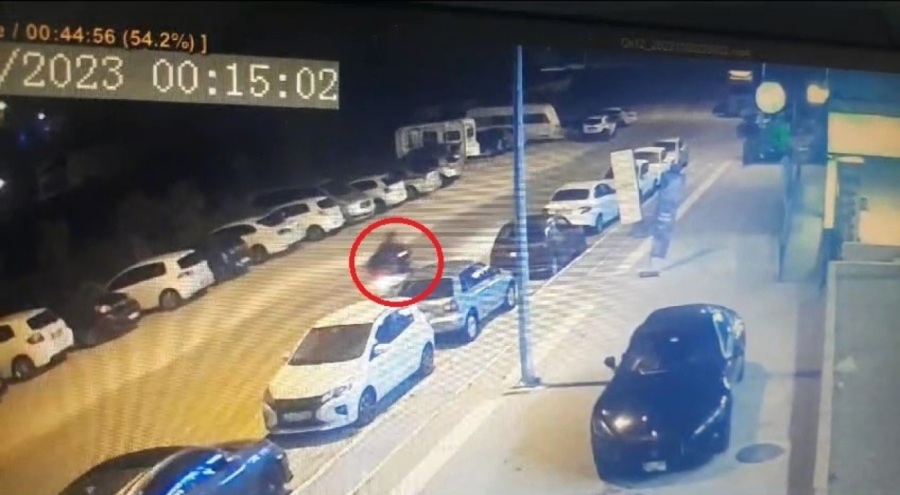 Bursa'da bir kişinin hayatını kaybettiği kaza kamerada