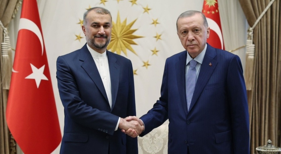 Erdoğan, İran Dışişleri Bakanı Abdullahiyan'ı kabul etti