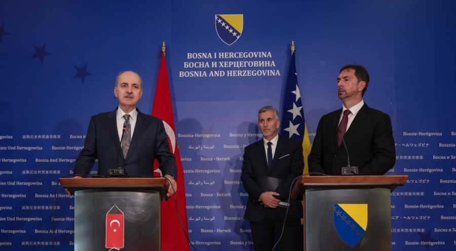 TBMM Başkanı Kurtulmuş'tan Saraybosna'da açıklamalar