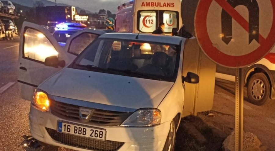Bursa'da hatalı 'U' dönüşü kazaya yol açtı: 1 ölü, 6 yaralı