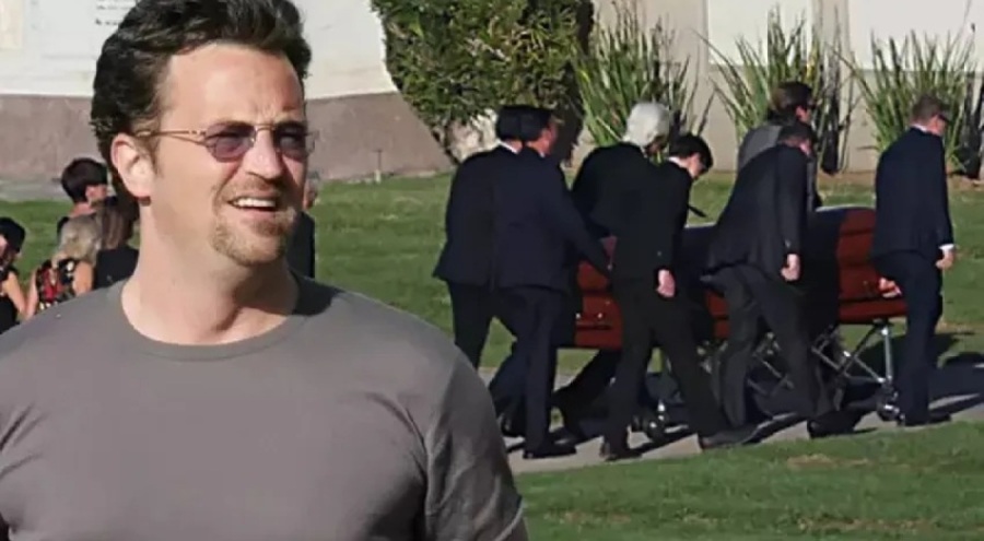 Friends yıldızı Matthew Perry son yolculuğuna uğurlandı