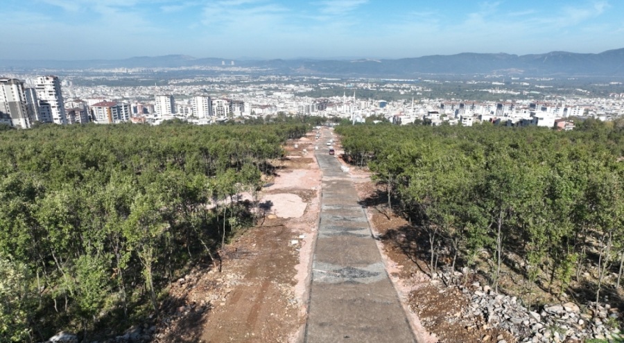 Bursa'd Yıldırım Kent Ormanı çalışmaları devam ediyor