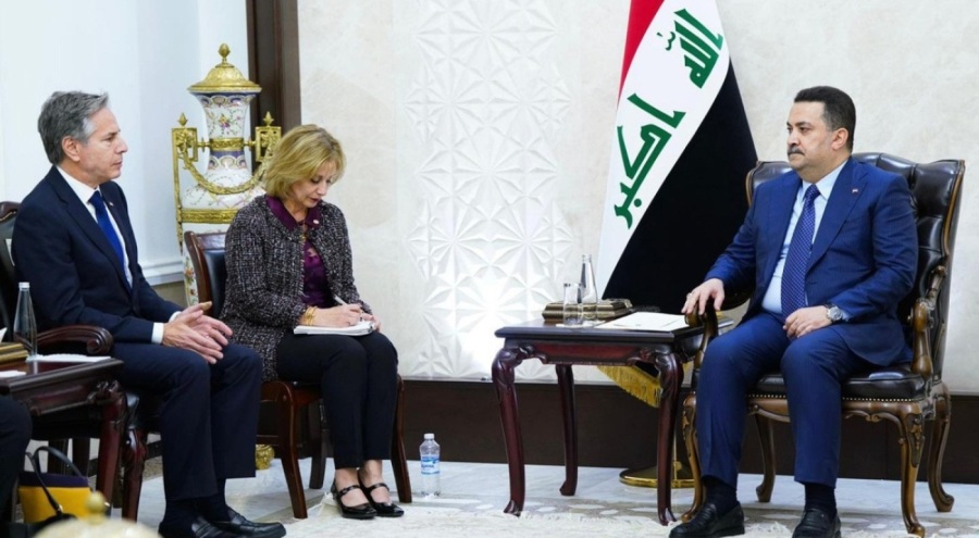 Irak Başbakanı Sudani,Blinken'ı kabul etti!