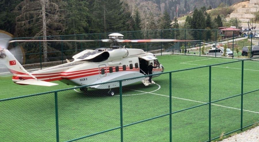 Erdoğan Ayder Yaylası'ndaki kentsel dönüşüm çalışmalarını inceledi