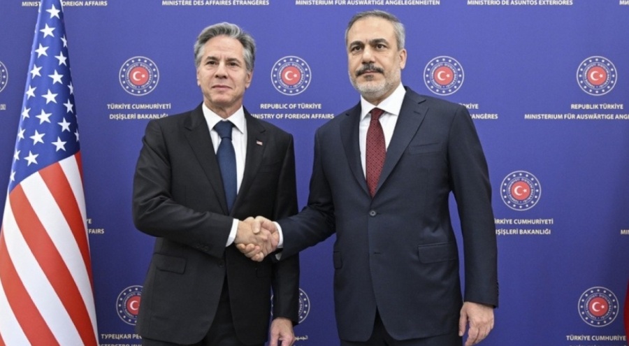Bakan Fidan, ABD'li mevkidaşı Blinken ile bir araya geldi