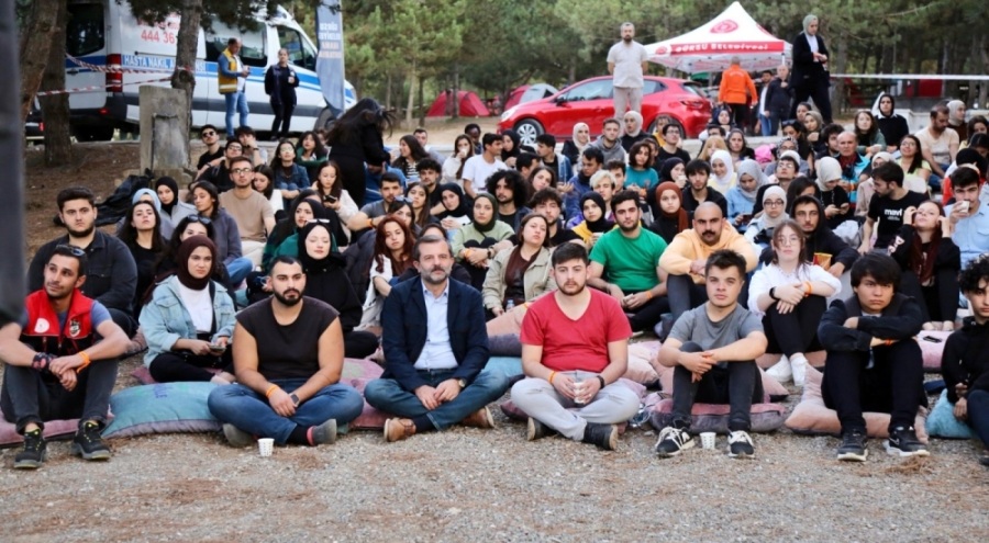 Bursa'da Ericek Adrenalin Park'ta gençlere özel kamp